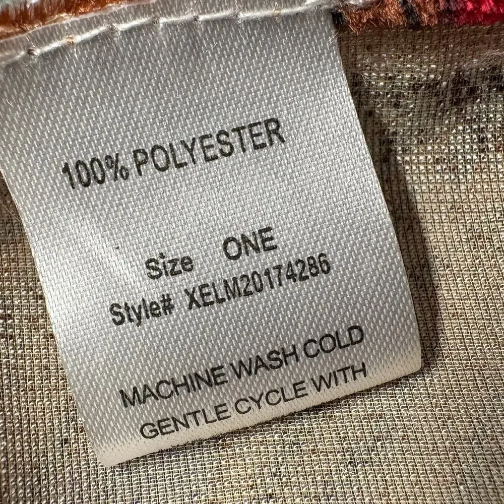 Woven Heart Vibrant Floral Kimono Cardigan One‎ Size Flowy Draped Boho Style - Picture 6 of 16